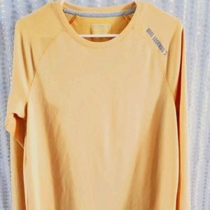 REEL LEGENDS Mens Yellow  Fishing Shirt Small